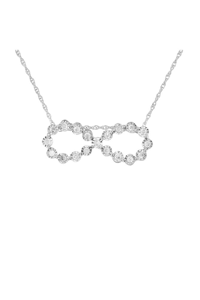 1/3 cttw Diamond Infinity Necklace